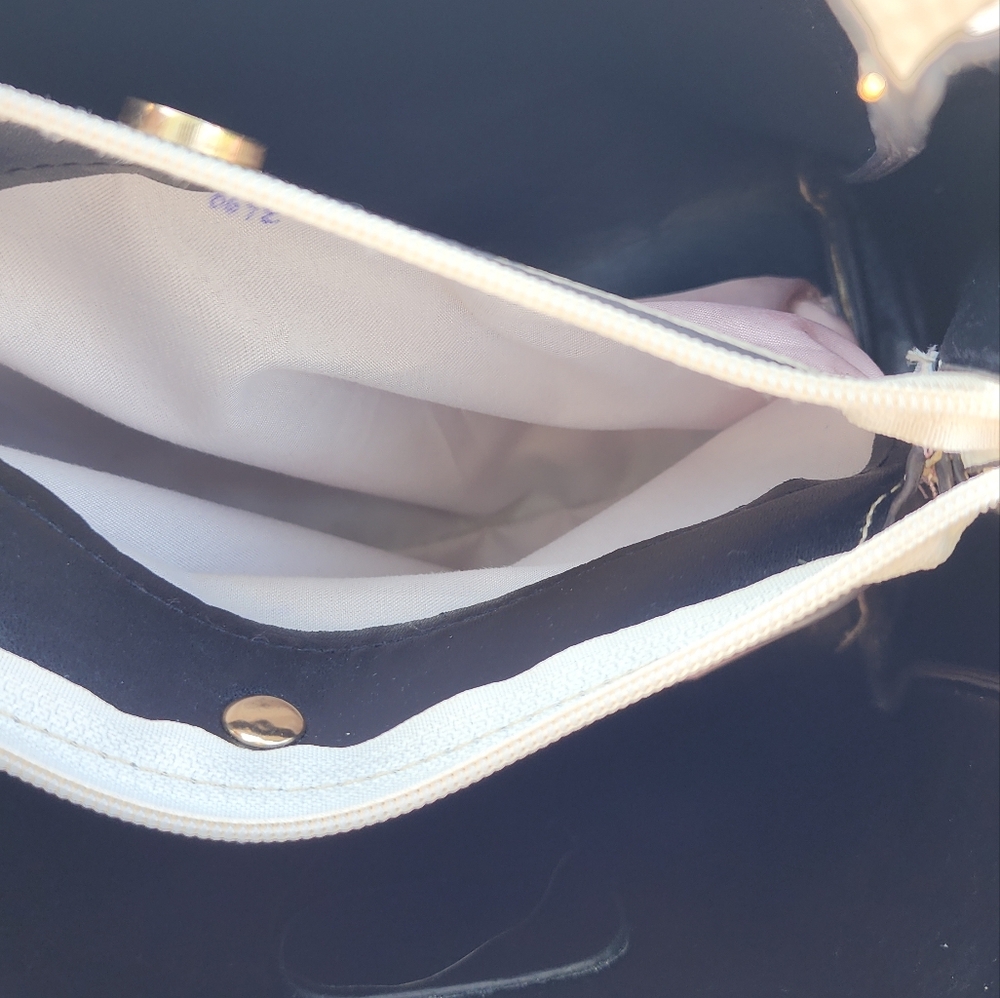 Kate Spade Cream Textured Tote Crossbody Bag New Without Tag - Picture 4 of 7